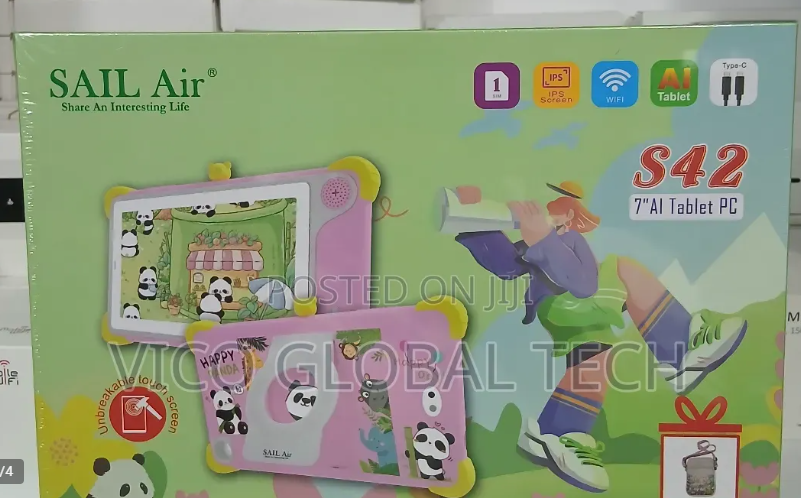 SAIL Air S42 7" AI Tablet PC, designed for children. New Tablet 256 GB